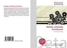 Copertina di Reality–virtuality Continuum