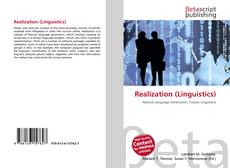 Capa do livro de Realization (Linguistics) 