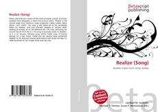 Bookcover of Realize (Song)