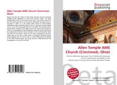 Portada del libro de Allen Temple AME Church (Cincinnati, Ohio)
