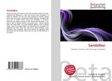 Bookcover of Sandalbar