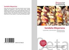 Buchcover von Sandalia Meyeriana
