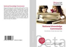 Bookcover of National Knowledge Commission