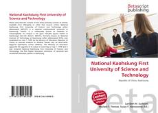 Bookcover of National Kaohsiung First University of Science and Technology