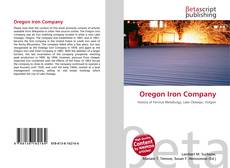 Bookcover of Oregon Iron Company