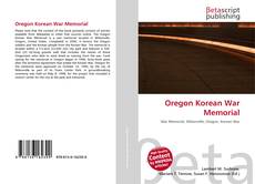 Capa do livro de Oregon Korean War Memorial 
