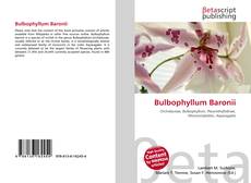 Bookcover of Bulbophyllum Baronii