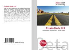 Bookcover of Oregon Route 334