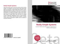 Bookcover of Really Simple Systems