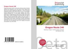 Bookcover of Oregon Route 240