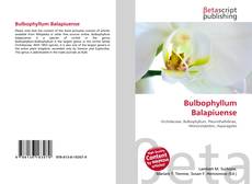 Bookcover of Bulbophyllum Balapiuense
