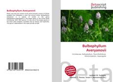 Bookcover of Bulbophyllum Averyanovii