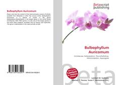 Portada del libro de Bulbophyllum Auricomum