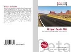 Portada del libro de Oregon Route 200
