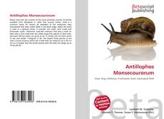 Portada del libro de Antillophos Monsecourorum
