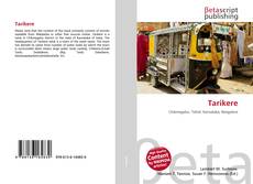 Buchcover von Tarikere
