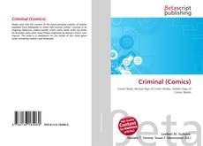 Couverture de Criminal (Comics)