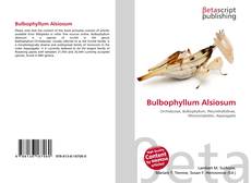 Bulbophyllum Alsiosum kitap kapağı