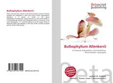 Bulbophyllum Allenkerrii kitap kapağı