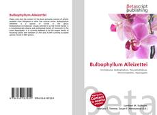 Capa do livro de Bulbophyllum Alleizettei 
