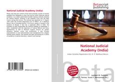 Portada del libro de National Judicial Academy (India)