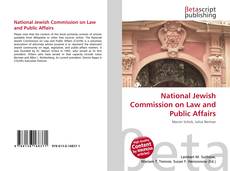 Copertina di National Jewish Commission on Law and Public Affairs