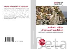 Couverture de National Italian American Foundation