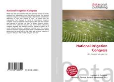 Portada del libro de National Irrigation Congress