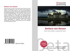 Portada del libro de Barbara von Hessen
