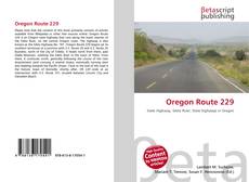 Bookcover of Oregon Route 229