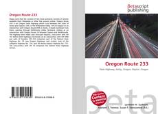Bookcover of Oregon Route 233