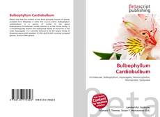 Bookcover of Bulbophyllum Cardiobulbum