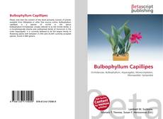 Copertina di Bulbophyllum Capillipes