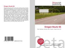 Portada del libro de Oregon Route 66