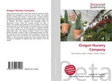 Copertina di Oregon Nursery Company