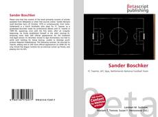Copertina di Sander Boschker
