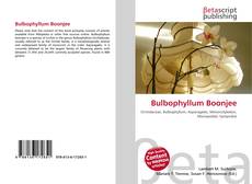 Copertina di Bulbophyllum Boonjee
