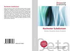 Copertina di Rochester Subdivision