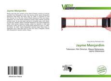 Bookcover of Jayme Monjardim