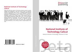 National Institute of Technology Calicut kitap kapağı