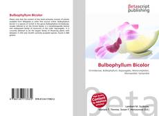 Bulbophyllum Bicolor kitap kapağı