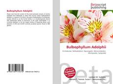 Bulbophyllum Adolphii kitap kapağı