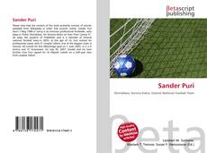 Portada del libro de Sander Puri