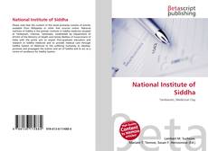 Couverture de National Institute of Siddha