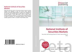 Couverture de National Institute of Securities Markets
