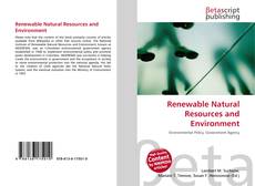 Couverture de Renewable Natural Resources and Environment