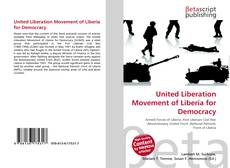 Portada del libro de United Liberation Movement of Liberia for Democracy