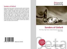 Capa do livro de Sanders of Oxford 