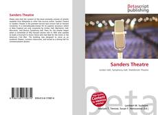 Sanders Theatre的封面