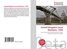 Capa do livro de United Kingdom Local Elections, 1976 